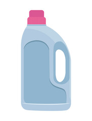 detergent blue bottle