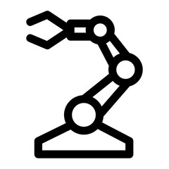 Robotic Line Icon Vector