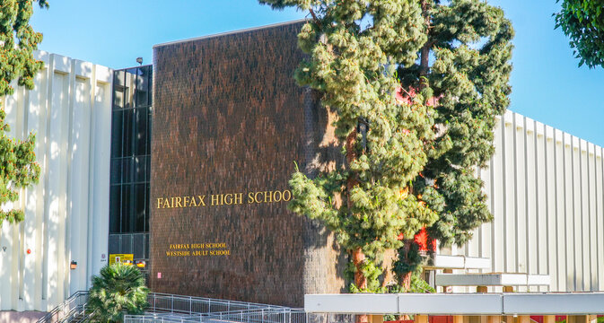 Fairfax High School In Los Angeles - LOS ANGELES / CALIFORNIA - APRIL 20, 2017