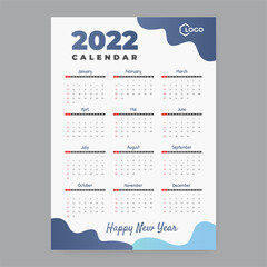 2022 calendar template