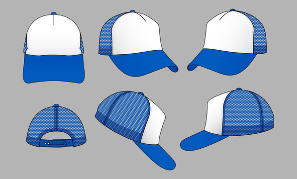 Trucker Hat Template - Free Vectors & PSDs to Download