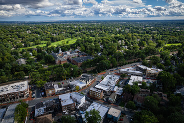 Aerial Landscape of Maplewood New Jersey 