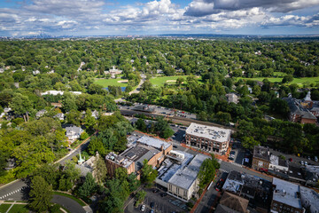 Aerial Landscape of Maplewood New Jersey 