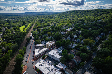 Aerial Landscape of Maplewood New Jersey 