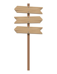 wooden way signals