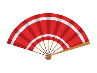 red japanese fan