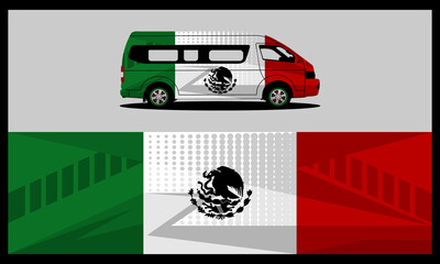 Mexico Wrapping Car Background Design