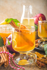 Hot and spicy apple cider