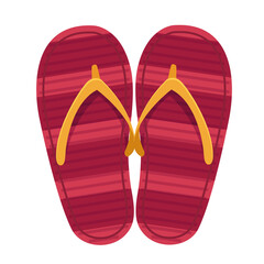 red flip flops