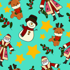 christmas seamless pattern