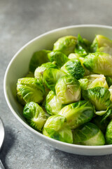 Healthy Homemade Steamed Brussel Sprouts