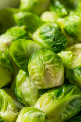 Healthy Homemade Steamed Brussel Sprouts
