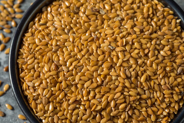 Healthy Organic Raw Flax Seeds