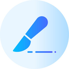 Scalpel gradient icon