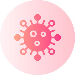 Virus gradient icon