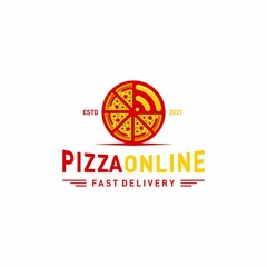 Rustic Retro Vintage Pizza or Pizzeria logo design and Signal logo.