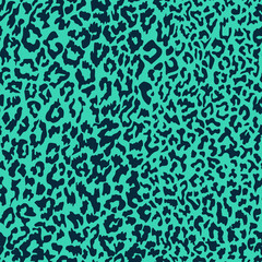 seamless pattern in the form of a leopard print in blue tones for prints on fabrics, clothing, packaging and for interior decoration, and other surfaces
