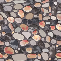 Pebble 2d pattern
