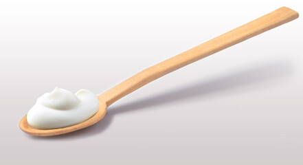 Kochlöffel mit Creme Fraiche