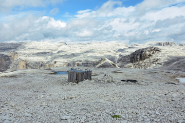 Rifugio sulle Dolomiti