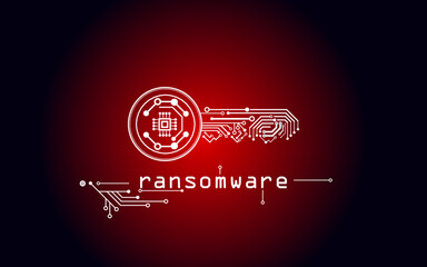 Key for encrypt a ransomware computer virus