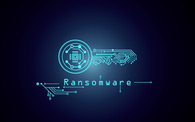Key for encrypt a ransomware computer virus