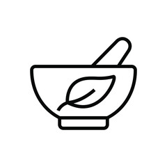 Herbal medicine icon