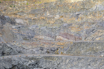 rally special stage in a gravel pit in germany