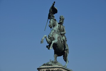 Erzherzog Karl Denkmal Heldenplatz Wien Österreich, 11.08.2013