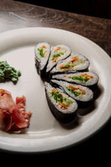 Vegetable Sushi Pinwheel