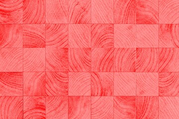 Red patterned ceramic floor tiles texture and background seamless