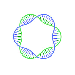 The structure of abstract DNA, DNA molecule, Chromosomes ideas, dna print, Art Print, dna helix molecule, poster
