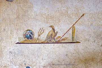 Pompeii Naples Italy, together with Herculaneum and many nearby villas (for example in Boscoreale,...