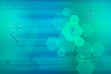 2d illustration futuristic business background graph concept
