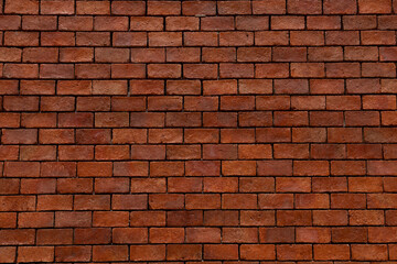 New red brick wall texture background