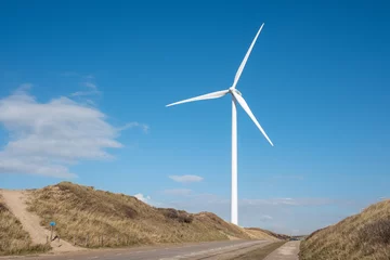 Foto auf Leinwand Windmill Wijk aan Zee, Noord-Holland province, The Netherlands © Holland-PhotostockNL