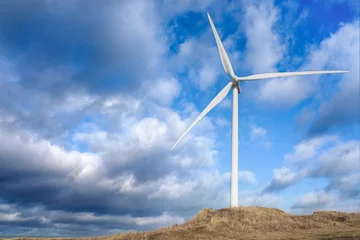 Foto auf Acrylglas Windmill Wijk aan Zee, Noord-Holland province, The Netherlands © Holland-PhotostockNL
