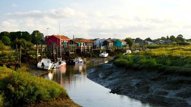 Mornac-sur-Seudre in France, Charente Maritime