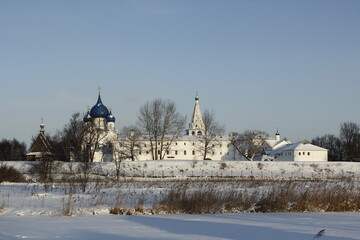 View on the Suzdal Kremlin, Suzdal, Russia - obrazy, fototapety, plakaty