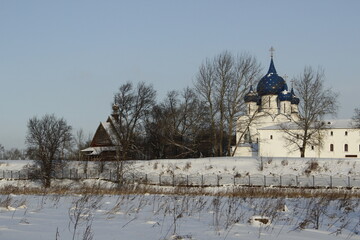 View on the Suzdal Kremlin, Suzdal, Russia