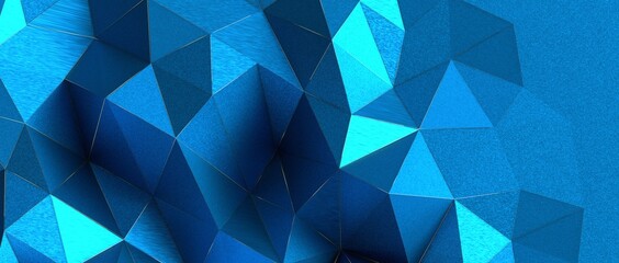 Abstract low poly background of triangles
