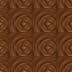 warm circular pattern in a seamless grid