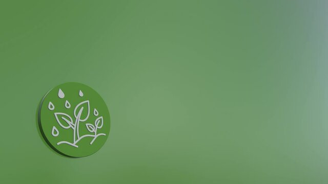 Ecological Green Energy Icons Concept Green Environment