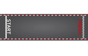 Start and finish line icon. vector illustration