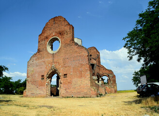 Araca Serbia Abandoned Monastery in the plain