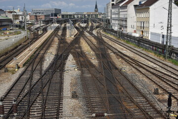 Fototapeta premium Westbahnhof in Wien, Österreich, 17.07.2016