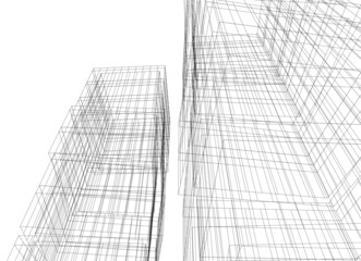Fototapeta premium abstract architecture