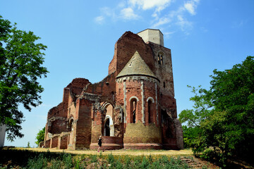 Araca Serbia Abandoned Monastery in the plain