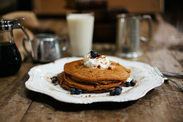 Breakfast pancakes 