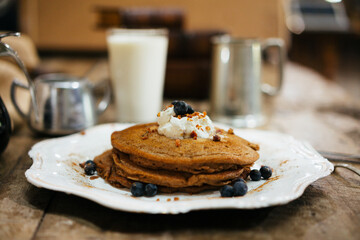 Breakfast pancakes 